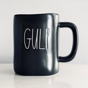 Rae Dunn by Magenta, Matte Black Gulp Coffee Mug